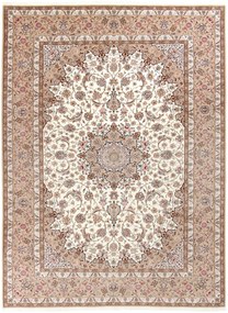 Isfahan Tappeto 270x350 (Iran) Annodato A Mano