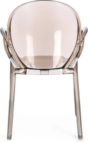 Sedia da esterno marrone chiaro in plastica Camilla – Bizzotto