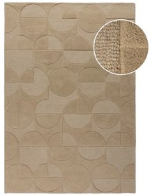 Tappeto in lana di colore naturale 160x230 cm Gigi - Flair Rugs