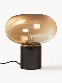 Lampada da tavolo piccola con base in marmo Alma