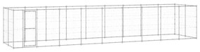 Gabbia Per Cani Da Esterno İn Acciaio Zincato 21,78m² /