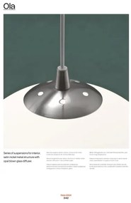 Redo 01-1065 - Lampadario a sospensione con filo OLA 1xE27/42W/230V