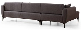 Divano angolare grigio scuro , angolo sinistro - Belissimo - Balcab Home