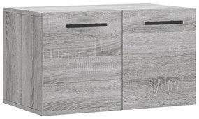Mobile a parete grigio sonoma 60x36,5x35cm in legno multistrato
