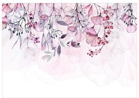 Fotomurale adesivo  Foggy Nature  Pink  Larghezza x Altezza Home decor 196x140