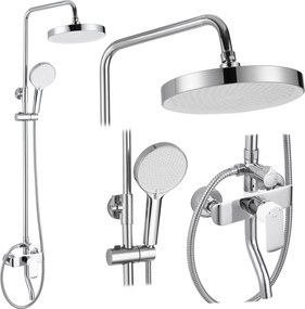 Set doccia REA BLOOM WHITE CHROME