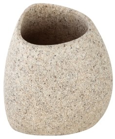 Portaspazzolino D'Appoggio Feridras "Stone" Beige