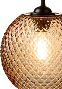 Halo Design 718368 - Lampada a sospensione su cavo NOBB 1xE27/40W/230V marrone fumé