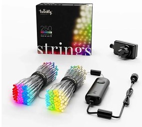 Twinkly TWS250SPP-TEU - LED RGBW da esterno Catena natalizia 250xLED 23,5m IP44 Wi-Fi