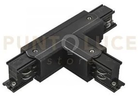 Connessione a destra per binario sei fili rail dali nero led-rail-t...