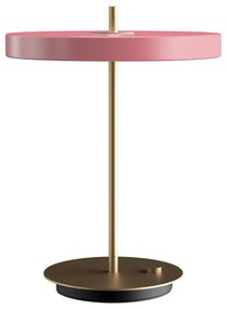 Lampada da tavolo dimmerabile a LED rosa con paralume in metallo (altezza 41,5 cm) Asteria Table - UMAGE