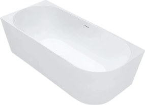 Vasca da bagno angolare in acrilico Bellanto Slim 170 Sinistra