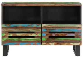 Mobile porta tv 70x34x46 cm in legno massello di acacia