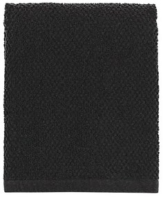 Asciugamani ospite per bagno 55x100 cm nero in cotone 100%