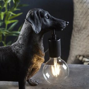 Endon 101188 - Lampada da tavolo DACHSHUND 1xE27/10W/230V nero