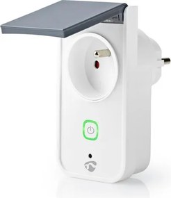 Nedis Wi-FiPO120EWT presa smart esterna 3680W/TYPE/230V Wi-Fi IP44