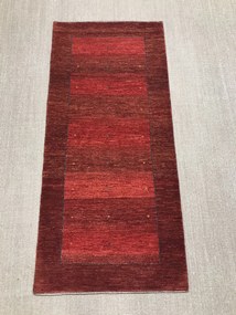 Loribaft Tappeto 170 x 80 Rosso (Iran) Annodato A Mano
