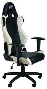 Sedia Gaming OMP OMPHA/777E/NW Nero/Bianco