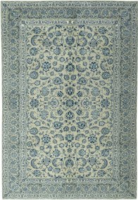 Kashan Tappeto persiano 330x220 Verde (Iran) Annodato A Mano