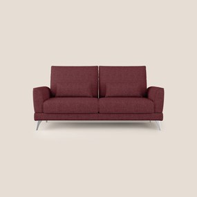 Tommy Divano relax con schienali traslanti in morbido tessuto fiammato T06 rosso