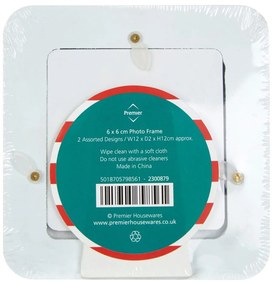 Cornici in legno rosso-turchese in set di 2 pezzi 12x12 cm Pirate - Premier Housewares