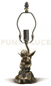 Solo base per lampada da tavolo angelo in zama h.45 1 luce attacco ...