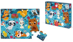 Puzzle Tattile - Gli Animali della Foresta - 20 pezzi