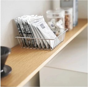 Ripiano aggiuntivo bianco/di colore naturale in legno 28,5x8,5 cm Tower – YAMAZAKI