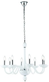 Lampadario Alfiere Elegance Colore Bianco 40W