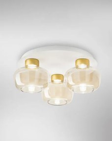 Kino plafoniera cognac 3luci 3767-65-365