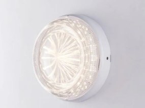 Plafoniera led capri bianca in termoplastica 30w 3200lm 4000k ip65 ...