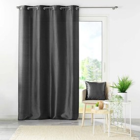 Tenda grigio scuro in microsatinato 140x240 cm Shana – douceur d'intérieur
