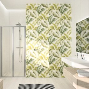 Porta doccia pieghevole Ocean, L 84-90 cm x H 195 cm x SP 4 mm, profilo cromo