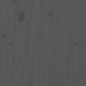 Testiera per letto grigio 206x4x104 cm legno massello di pino