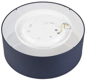 Plafoniera SIRJA PASTEL 1xE27/60W/230V diametro 35 cm blu scuro