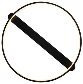 Rabalux 71344 - Plafoniera LED BELIZA 45W/230V 3000K 50x55 cm nera