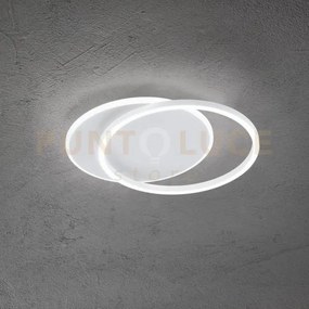 Plafoniera in alluminio colore bianco orbit 3000k cri?80 220-240v b...