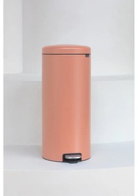 Cestino per la spazzatura color salmone in acciaio con pedale 30 l NewIcon – Brabantia