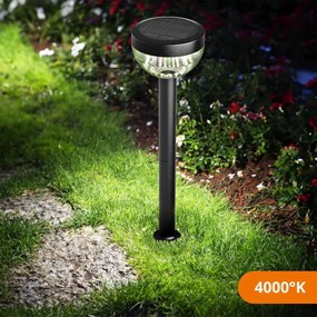 Lampada Solare da Giardino a Picchetto IP65 41cm CCT 120 lumen Colore Bianco Variabile CCT
