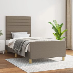 Giroletto Senza Materasso Tortora 100x200 Cm İn Tessuto /