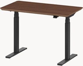 Scrivania da lavoro fatta a mano con piano in legno Pro Mini, regolabile in altezza elettricamente