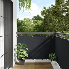 Paravento Da Balcone Antracite 400x90 Cm İn Pvc /
