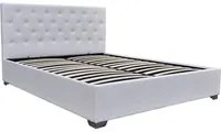 Letto con contenitore 140x190 cm TINO colore Bianco