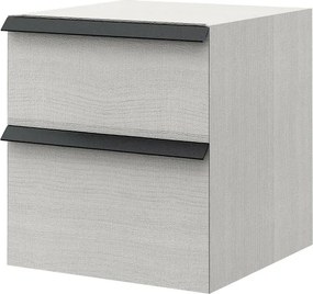 Estensione per mobile da bagno Moon 2 cassetti bianco L 45 x H 46 x P 46 cm