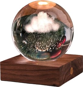 Decorazione luminosa marrone scuro con ricarica USB Amber – Gingko