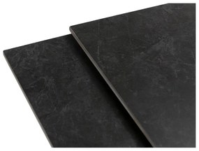 Tavolo da pranzo allungabile con piano aggiuntivo in pietra 90x150 cm Arlene - Marckeric