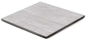 Lastra Colos Luser Bagnolo in pietra grigio 120 x 120 cm, spessore 20 mm