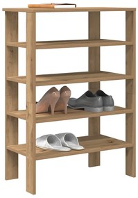 Scarpiera Rovere Artigianale 61x32x87,5 Cm İn Truciolato /