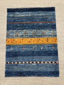 Loribaft Tappeto persiano 70x90 Blu (Iran) Annodato A Mano