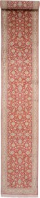 Cashmere Silk Tappeto 80 x 530 (Indian) Annodato A Mano